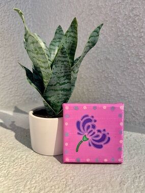 Hand Crafted Floral Painting